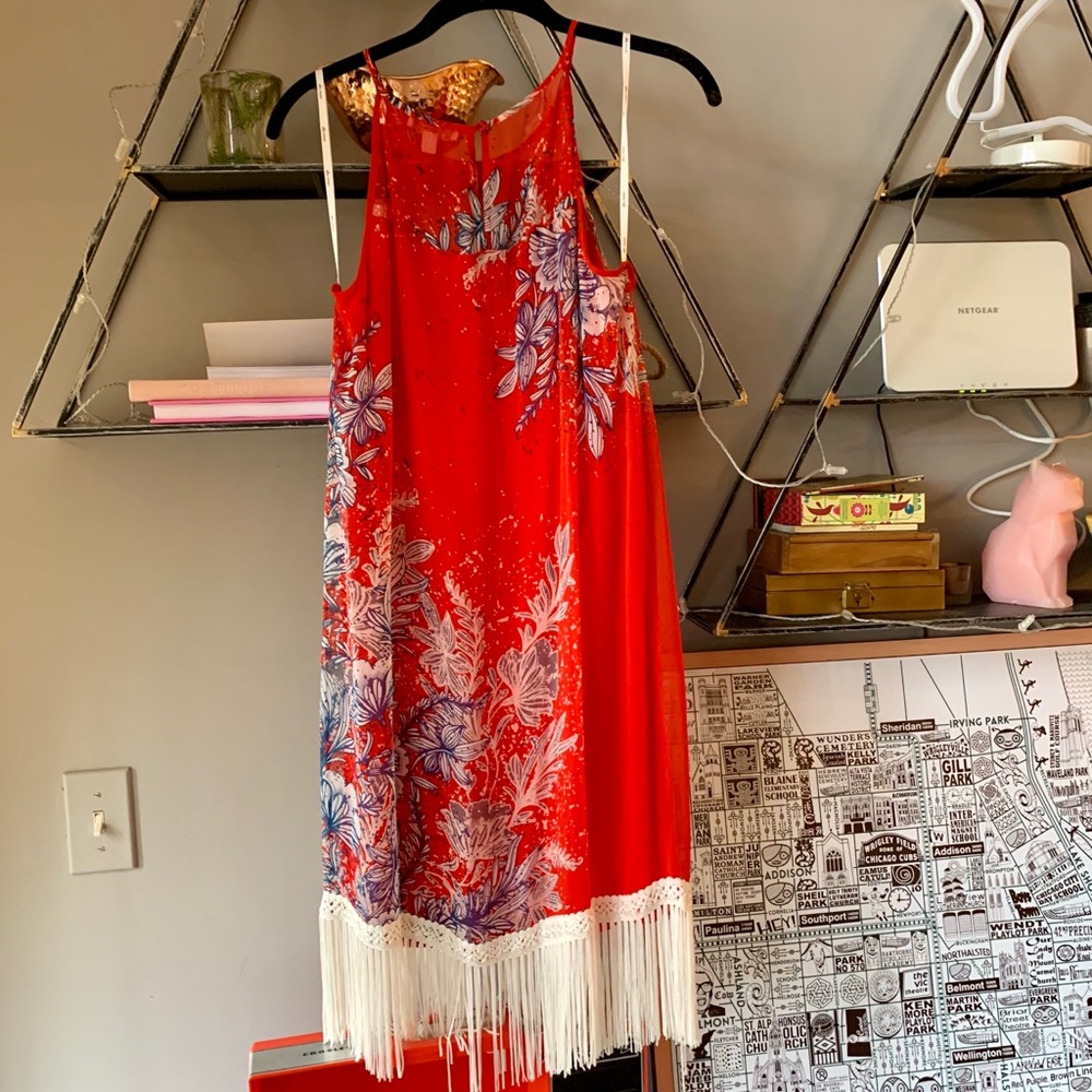 Ella moss red dress